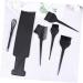 FRCOLOR Set Hair Tint Tool Hair Dye Tint Bowl and Brush for Hair Coloring Hair Dye Brush Hair Bleach Hair Color Board Black Wig Heads Hair Color Kit Hair Dye Bowl Large Hairdressing Tool - Buy Online on SooperMarket.com