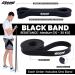 Resistance Pull Up Band | Long Exercise Loop Band for Strength Training | Home Workout Band for Men or Women | Black (10-30kg) - Buy Online on SooperMarket.com