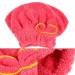 Microfiber Hair Towel Turban for Women - Instant Drying Super Absorbent & Rapidly Drying Red Hair Wrap - Buy Online on SooperMarket.com