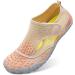 Quick Dry Barefoot Aqua Swim Water Shoes for Women Men - Beach Hiking Diving Boating River Outdoor Sports - Size 8 Women/6.5 Men - Velabeige - Buy Online on SooperMarket.com