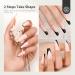 Saviland Nail Stamper Kit with Gel Polish - Easy to Use French Manicure Nail Art Set - Buy Online on SooperMarket.com