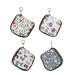 FOMIYES Womens Wallets 4pcs Aunt's Towel Storage Bag Tampon Holder Portable Travel Toiletry Bag Zip up Wallet Napkins Handbag Period Bag Portable Pads Bags Small Wallet Cosmetic Bag Set