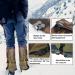 Aedcbaide Men's Gaiters - 900D Waterproof Oxford Raingaps with TPU Foot Belt | Ultra-Light Leg Protection for Snow Hiking & Outdoor Adventures - Buy Online on SooperMarket.com