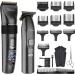Hatteker Professional Hair Clippers and T-Blade Trimmer Kit for Men Cordless Beard Barber Clipper Hair Cutting Kit Haircut Grooming Kit IPX7 Waterproof