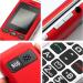 Artfone Dual Screen Flip Phone for Elderly | Easy-to-Use Big Button Mobile Phone | SOS Button & Loud Speaker | 2.4 LCD Display | Red - Buy Online on SooperMarket.com