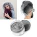 Silver Gray Hair Color Wax 4.23 oz - Natural Temporary Hairstyle Cream for Party, Cosplay & Clubbing - Buy Online on SooperMarket.com