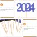 Alipis 12Pcs 2024 party supplies decorations top hat venue setting props cake Cake Picks Insert card paper Party Supplies Grad Party Cupcake Topper wood paper cup - Buy Online on SooperMarket.com