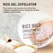 Rice Exfoliator Gel Mild Rice Face Scrub Large Capacity Body Scrub Improve Back Acne Soft Skin&Remove Dead Skin Deep Cleansing Hydrating Scrub Gel Body Exfoliator For Face&Hand Foot & Back 200ml - Buy Online on SooperMarket.com