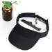 Adjustable Sport Visor Hats for Men and Women - Black Sun Visors - 5 Pieces Set - Buy Online on SooperMarket.com