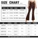 Womens High Waisted Bootcut Yoga Pants - Flare Leggings for Workout and Lounge (Brown, Small) - Buy Online on SooperMarket.com