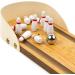 Toysery Mini Bowling Set - Wooden Tabletop Game for Home or Office Fun - Buy Online on SooperMarket.com