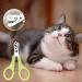 Effortless Pet Nail Clipper for Dogs & Cats - Stainless Steel Claw Scissors with Dual Size Holes - Perfect Pet Nail Care - Buy Online on SooperMarket.com