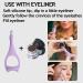 SILICONE Winged Eyeliner Stencil Mermaid Mascara Guard | Reusable Purple Eyelash Tool - Buy Online on SooperMarket.com
