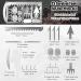 Moricher Survival Card Multitool- Fishing Line & EDC Kit for Outdoor Camping, Hiking, and Hunting - Silver 6pcs - Buy Online on SooperMarket.com