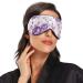 Haskirky Light Blocking Eye Mask - Breathable & Adjustable for Men and Women | Ideal for Travel, Yoga, Meditation | Retro Purple Flow - Buy Online on SooperMarket.com