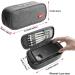 Vnieetsr Large Pencil Case Big Capacity Pencil Bag Large Storage Pouch 3 Compartments Desk Organizer Marker Pen Case Simple Stationery Bag Pencil Holder (Gray) - Buy Online on SooperMarket.com