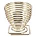 AYNEFY Cosmetic Puff Stand - Dual Type Makeup Sponge Blender Holder Rack | Gold Square Base | Beauty Tool for All Makeup Sponges - Buy Online on SooperMarket.com