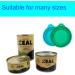 Peslogy 2pcs Universal Silicone Tin Can Lids Pet Food Can Cover Can Lids Pet Dog Cat Food Storage Can Tin Covers Lid Top 1 Fit 3 Standard Size (Blue and Green) - Buy Online on SooperMarket.com