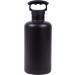 FIFTY-FIFTY 64oz Double Wall Vacuum Insulated Stainless Steel Growler Water Bottle - Black - Buy Online on SooperMarket.com