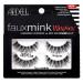 Ardell Faux Mink Wispies False Eyelashes Light Volume Short Length Vegan Friendly 2 Pairs (1 Count)