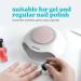 Homedics 2-in-1 Nail Polish Dryer UV Nail Lamp with Fan Sleek Finish in Minutes for Manicure and Pedicure Curing Lamp for Gel Nails Suitable for Use with Regular Nail Polish Gel & Acrylic Nails - Buy Online on SooperMarket.com