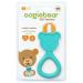 Oogiebear 360 Teether - Safe Teething Toy for Babies 3 Months+ | Soft Bristle Teddy Bear Silicone Teether - Seafoam - Buy Online on SooperMarket.com