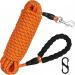 Training Lead For Dogs - 10M 20M 30M Long Line Dog Lead Nylon Long Dog Lead Reflective Dog Training Lead with Comfortable Handle Recall Training Dog Lead for Hiking Camping Walking (Orange 30M/100FT) 30M/100FT Orange