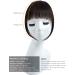 YAMEL Clip-in Bangs Dark Brown Human Hair Extensions for Women - Buy Online on SooperMarket.com