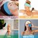 Whaline Spa Facial Headband Make Up Wrap Head Terry Cloth Headband Adjustable Towel for Face Washing Shower Facial Cover 3 Pieces (Blue Green Yellow) - Buy Online on SooperMarket.com