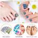 Self-Adhesive Toenail Polish Stickers - Color 03 | Nail Art Wraps & Decals for Manicure - Buy Online on SooperMarket.com