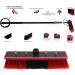12Ft-36Ft Photovoltaic Panel Cleaning Brush Window Cleaning Pole Water Fed Brush Extension Pole Roof Glass Cleaning Brush Commercial Cleaning Tools/20Ft 35cm Brush Head 6M/21FT - Buy Online on SooperMarket.com