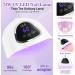 LKE Gel Nail Polish Kit with 72W UV Lamp - Barbie Pink Gel Polish Set with Top & Base Coat - Manicure DIY Gifts for Women - Buy Online on SooperMarket.com