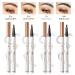 Waterproof Eyebrow Pencil - Long-lasting & Fast-Drying Liquid Pencil for Effortless Natural Shape in Light Brown - Buy Online on SooperMarket.com