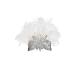 BABEYOND Carnival Feather Headpiece - White 1920s Flapper Showgirl Headband - Buy Online on SooperMarket.com
