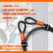 Valuemax 2m Safety Loop Cable - Plastic Coated Steel Cable for Bicycle Motorcycle & eBike | 12mm Thick Black - Secure Your Ride! - Buy Online on SooperMarket.com