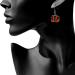 Siskiyou Sports NFL Cincinnati Bengals Chrome Dangle Earrings - Buy Online on SooperMarket.com