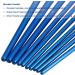 JOINREY 20 Pcs Round Pointed Tip Nylon Hair Artist Paint Brushes Set for Acrylic, Oil, Watercolor - Blue - Buy Online on SooperMarket.com