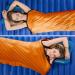Naturehike High Elasticity Sleeping Bag Liner - Lightweight & Portable for Camping, Travel, Hostels - Orange - Buy Online on SooperMarket.com