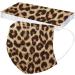 50 Pack Colorful Leopard Cheetah Disposable Face Masks for Women - Breathable 3 Ply Filter Face Protective Dustproof Anti-droplets Bandanas for Adults Men - Mixed Designs - Buy Online on SooperMarket.com