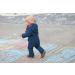 Disana Baby Jumpsuit/Onesie 50-56 Plum - Organic Merino Wool - Soft & Cozy - Buy Online on SooperMarket.com