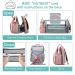 3-in-1 Diaper Bag Backpack for Baby Essentials - Pink | Portable Convertible Travel Bag for Newborn Registry & Baby Shower Gifts | Ideal for Girls, Boys, Moms, Dads - Buy Online on SooperMarket.com