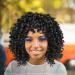 Smoothing for Hair European And American Small Curly African Ladies Wig Rod Fluffy Fiber High Temperature Silk Headgear Suitable For Black Women Frontal Closure Pink One Size - Buy Online on SooperMarket.com