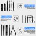 18-in-1 Manicure Pedicure Kit for Men & Women | Stainless Steel Nail Clippers Set with Sharp Scissors & Vibrissac Scissors | Stylish Case Included (Blue) - Buy Online on SooperMarket.com