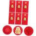 Didiseaon 18 Pcs Red Envelope Wedding Hongbao Lucky Money Envelopes Red Money Packets Chinese Lai See Wedding Gift Card Red Packet for New Year New Year Items Christmas Imitation Gold Leaf - Buy Online on SooperMarket.com