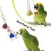 6-Pack Bird Parrot Swing Ladders & Chewing Toys - Cage Accessories for Small Parakeets, Cockatiels, Lovebirds, Conures, Macaws, Finches - Buy Online on SooperMarket.com
