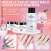Cooserry Acrylic Nail Kit with Drill and UV Light - Beginner Nail Kit with 3 Colors Powder and Monomer Liquid Set - Buy Online on SooperMarket.com