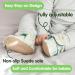 Dotty Fish Cotton Baby Booties with Suede Sole - Teal Fleece Safari Animals, 0-6 Months - Buy Online on SooperMarket.com
