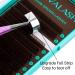 VAVALASH Dark Brown Eyelash Extensions | 0.03mm to 0.07mm Volume Lashes | C D Curl Mixed Lengths 8-15mm | Premium Colored Lash Extensions - Buy Online on SooperMarket.com