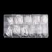 Almond Shaped Nail Tips 500Pcs Clear Acrylic Medium Nails Full Cover with Case for DIY Nail Art 10 Sizes - Buy Online on SooperMarket.com