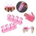 Molain 4Pcs Washable Toe Separators for Pedicure - Nail Polish Application, Style E - Buy Online on SooperMarket.com